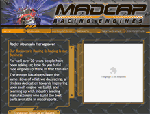 Tablet Screenshot of madcapracing.com